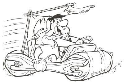 400x272 Patrick Owsley Cartoon Art And More! The Flintstones - Flintstones Sketch