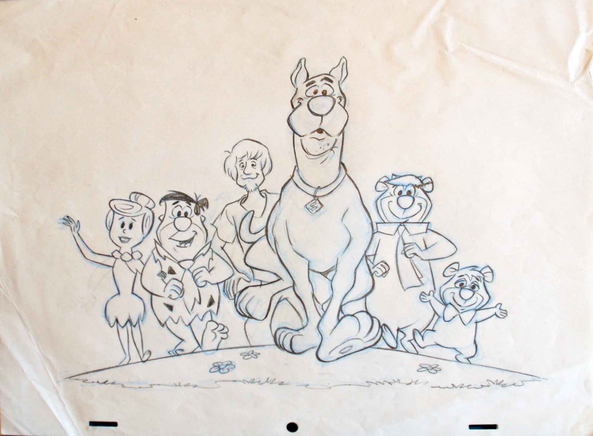 2073x1524 The Flintstones Animation Sensations - Flintstones Sketch