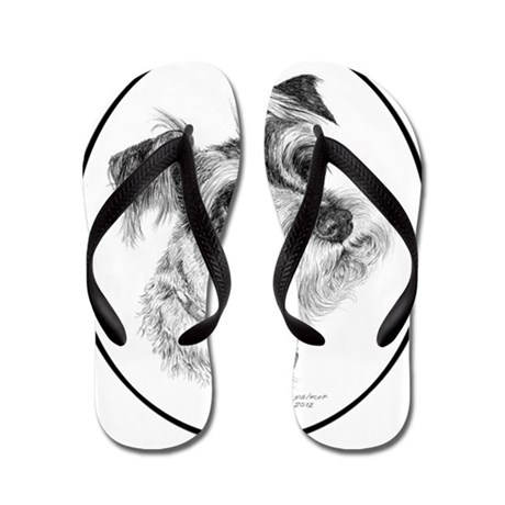 460x460 Realistic Animal Sketch Flip Flops - Flip Flop Sketch
