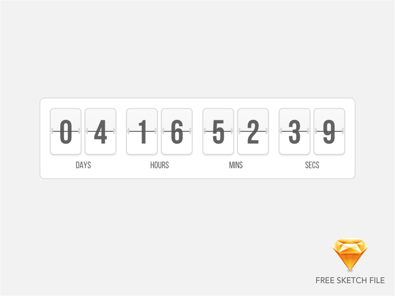 800x600 Flip Timer Freebie - Flip Sketch
