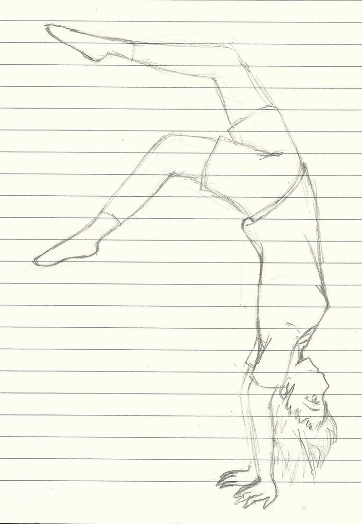 743x1076 Front Flip Sketch By Noba Kun - Flip Sketch