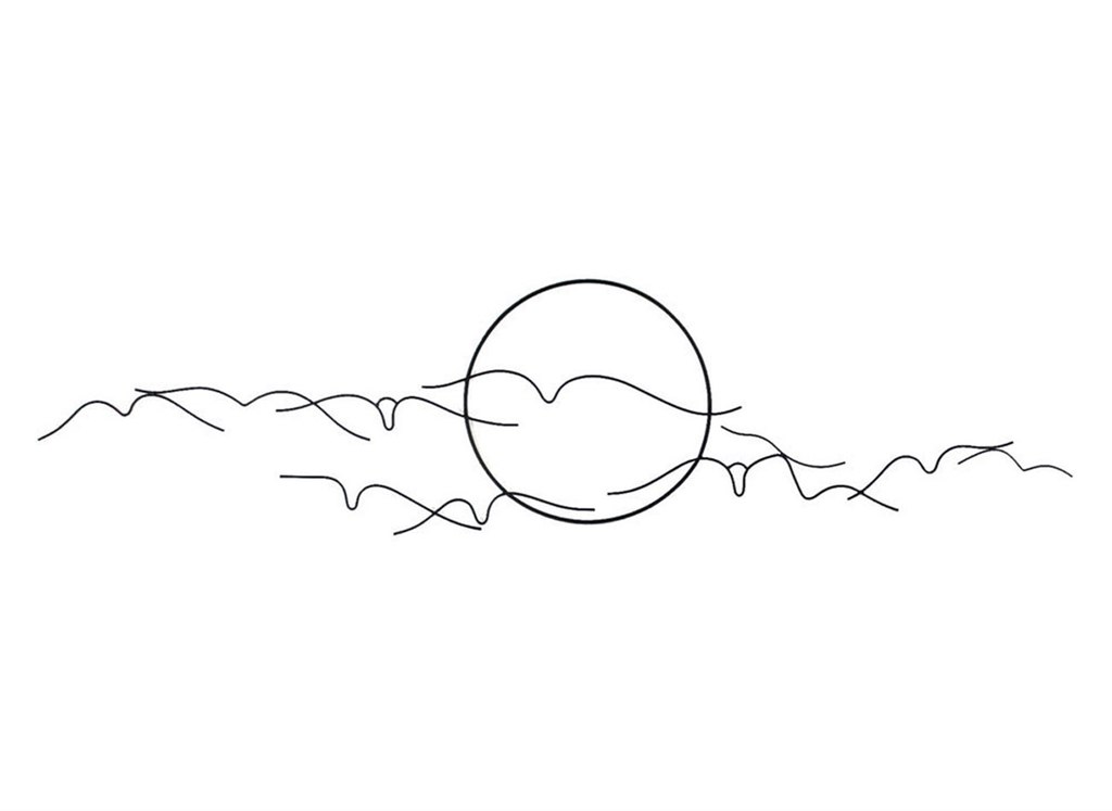 1024x747 Flock Of Birds Wall Decor - Flock Of Birds Sketch