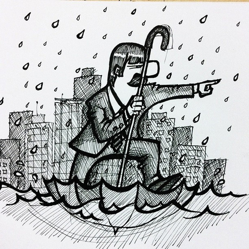 500x500 Paulo These Days - Flood Sketch