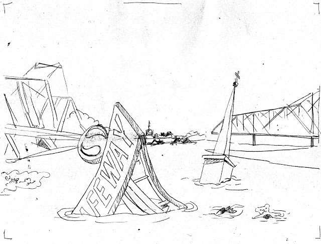640x486 A Quickening Force Minot Flood - Flood Sketch