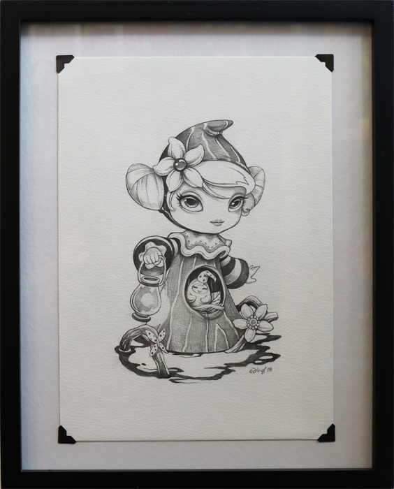 564x700 Otto Flora (Drawing) Circus Posterus - Flora Sketch