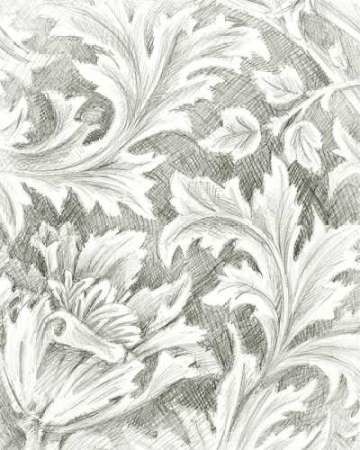 360x450 Floral Pattern Sketch Ii By Artist Harper, Ethan Illustration - Floral Design Sketch