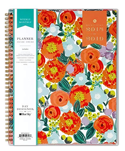 425x514 Day Designer For Blue Sky 2018 2019 Academic Year - Floral Sketch Designs