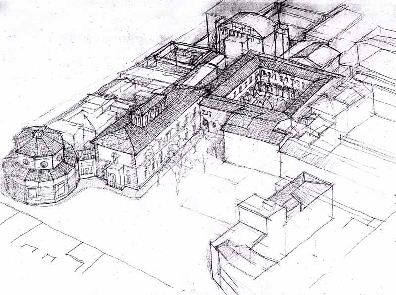 800x597 Florence Sketch Architectural Sketch Amp Drawing - Florence Sketch