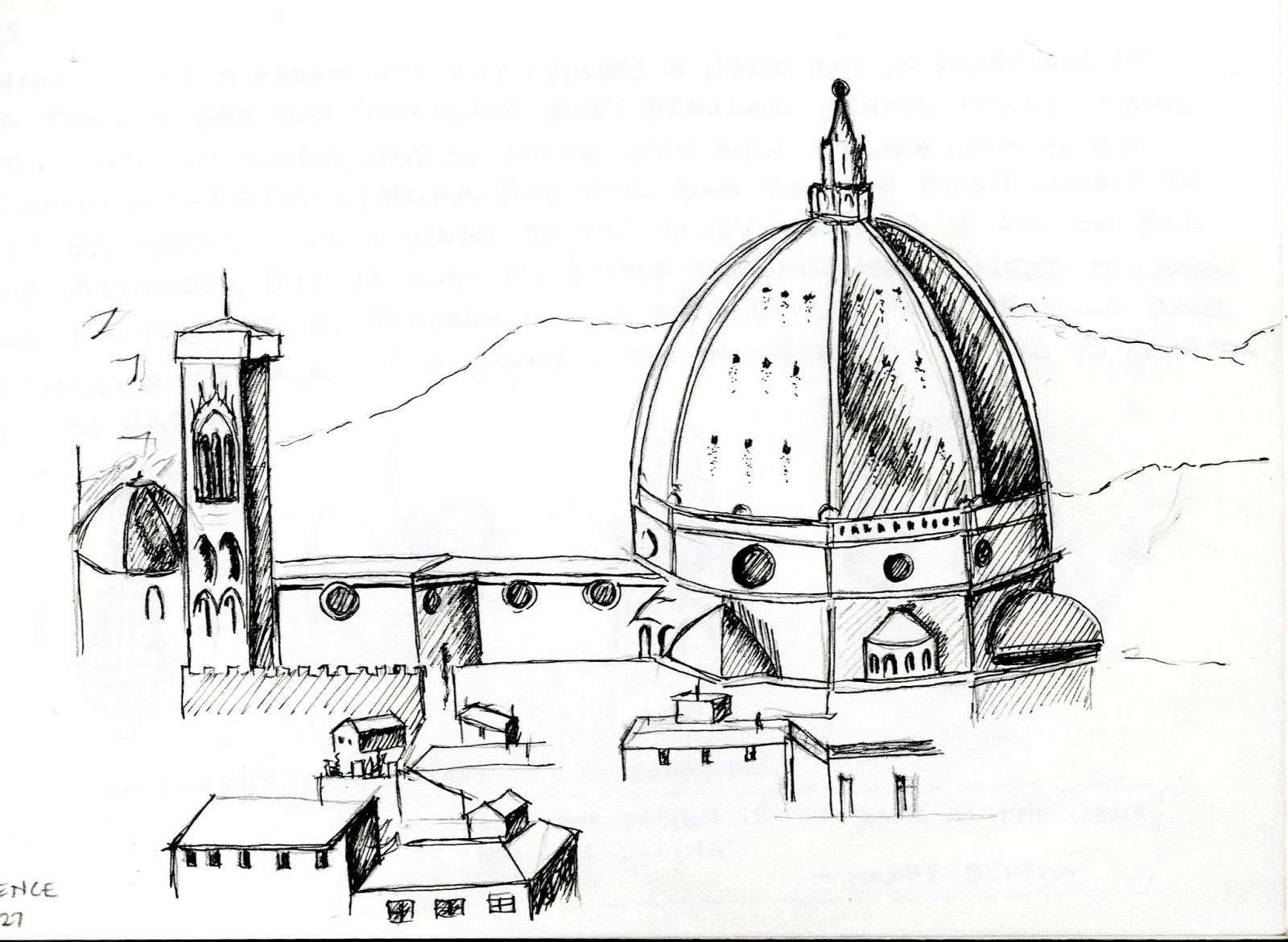 1600x1170 Julie Harvey Design Portfolio Sketches From Florence - Florence Sketch