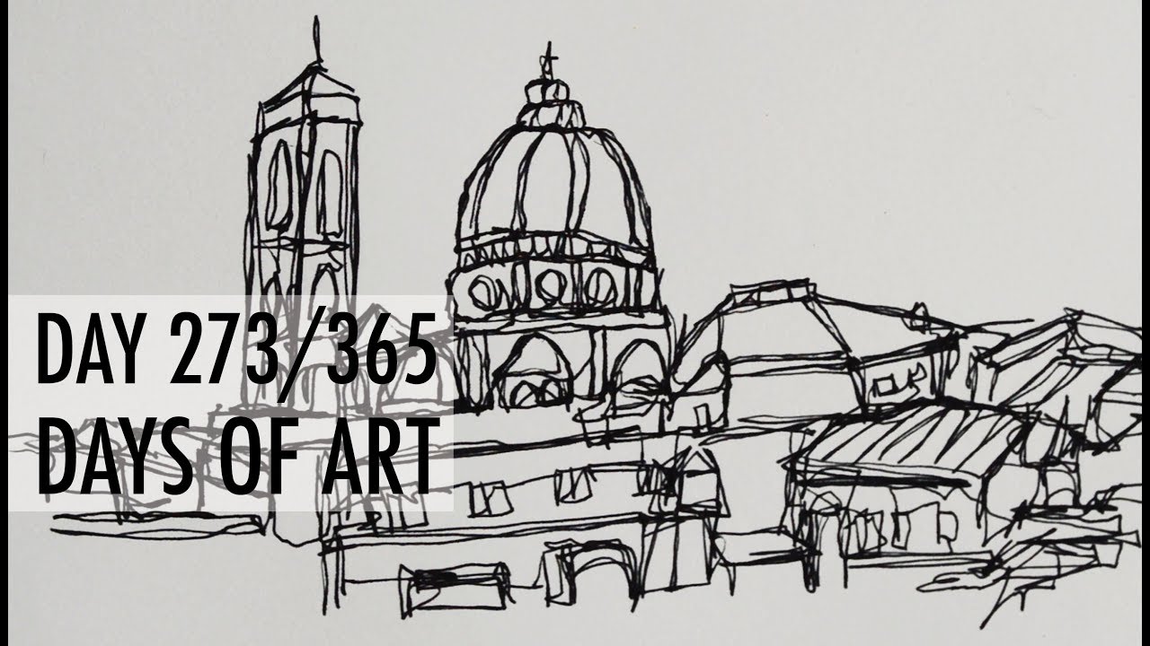 1280x720 Day 273365 Days Of Art - Florence Sketch