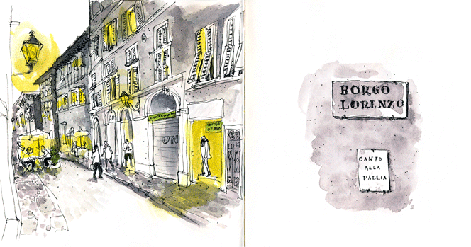 664x349 Florence Urban Sketchers - Florence Sketch