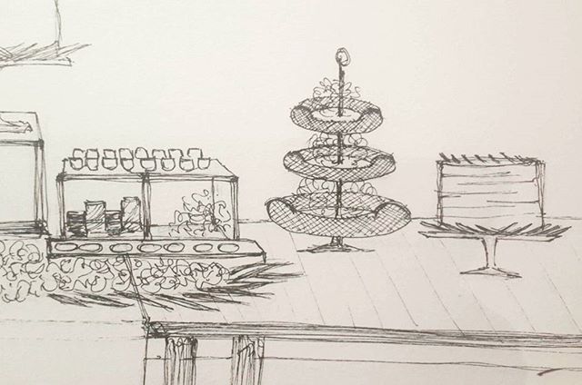 640x424 A Closeup! - Flower Arrangement Sketch