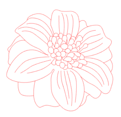 389x378 Sketch Designs On Your Silhouette + Watercolors = Simple Masterpieces - Flower Art Sketch