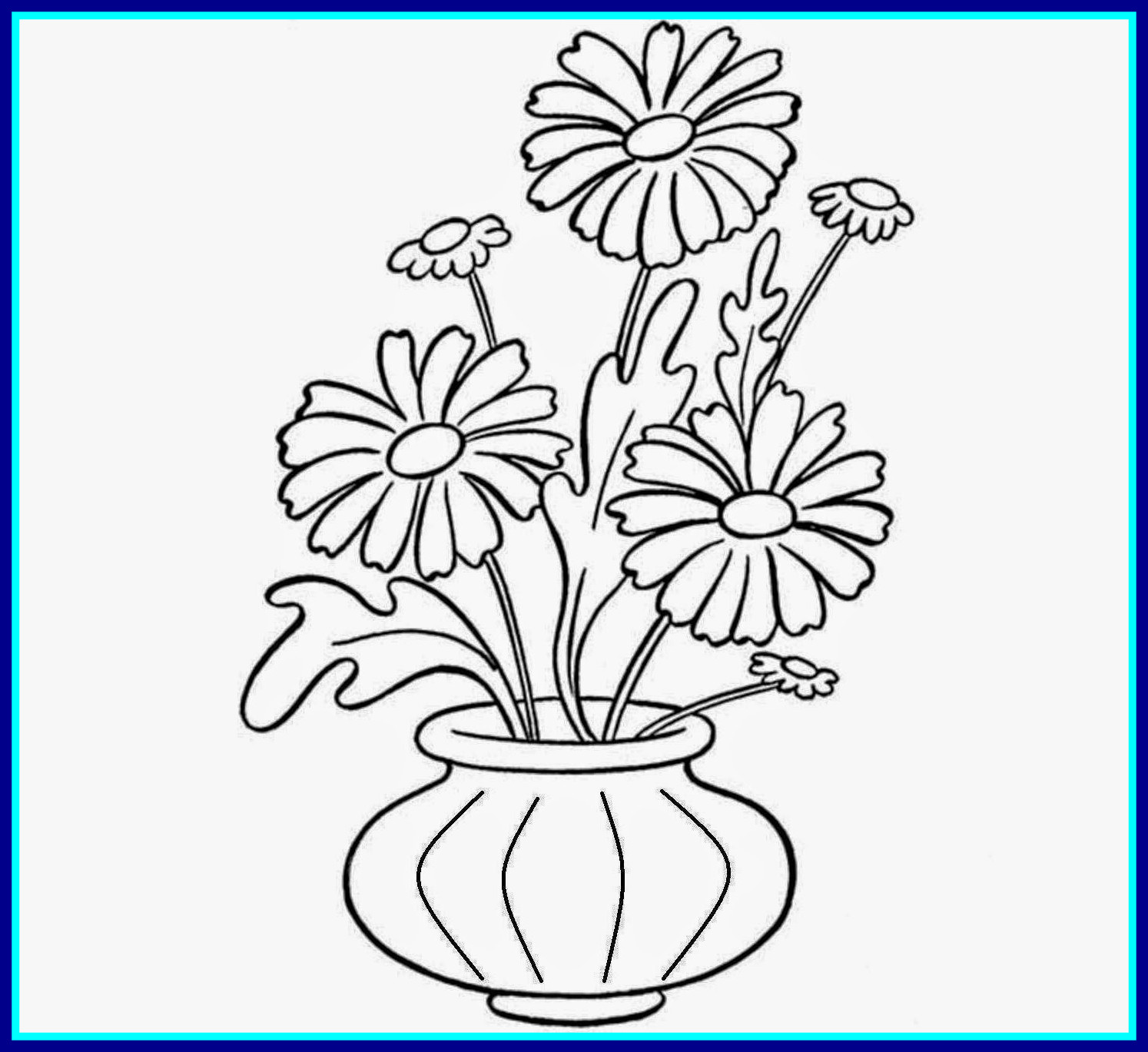 flower: Step By Step Flower Basket Drawing Easy