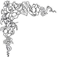227x222 Image Result For Border Flower Sketch King Of Hearts - Flower Border Sketch