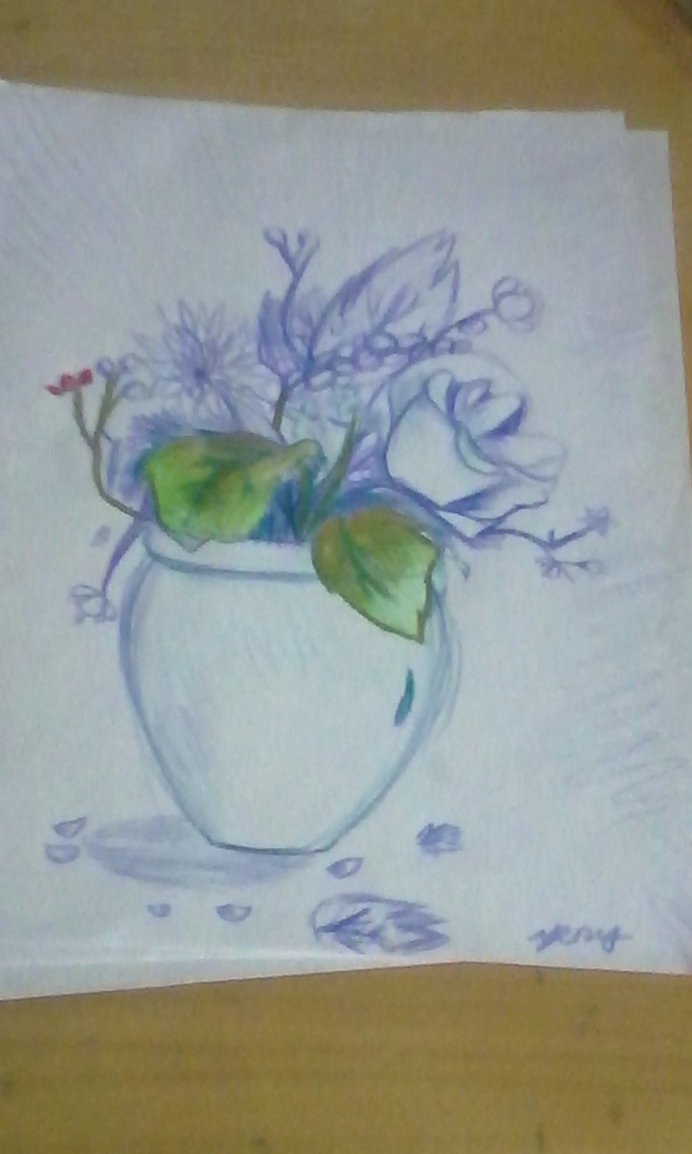 692x1154 Flower Bouquet Sketch By Caffeebeans - Flower Bouquet Sketch