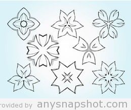 259x218 Flower Sketch Designs - Flower Design Sketch