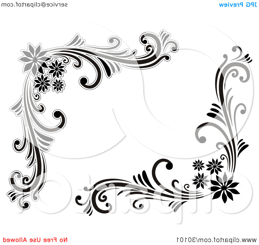 1080x1024 Flower Border Designs Sketch - Flower Design Sketch
