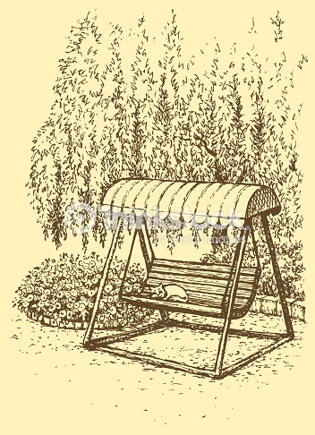 352x486 Pictures Flower Garden In Pencil Draw, - Flower Garden Sketch