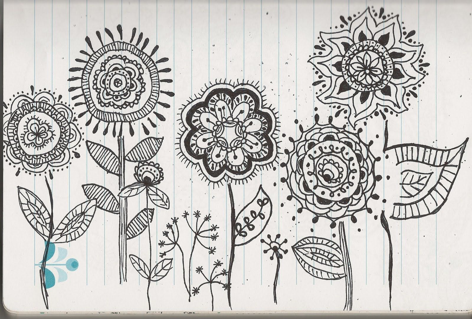 1600x1081 Garden Drawing - Flower Garden Sketch