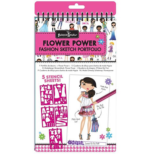 500x500 Fashion Design 1 2 Sketch Portfolio Stamford Toys - Flower Power Sketch