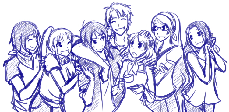 752x368 The Flower Shop - Flower Shop Sketch