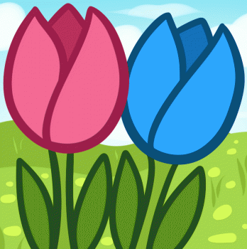 348x350 Flowers - Flower Sketch For Kids