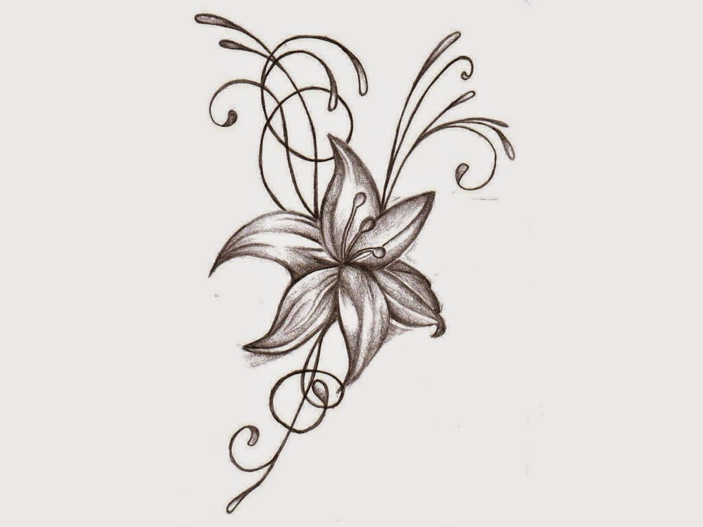 1024x768 Flower Sketching Ideas Best Of How To Drawing Doodles Flower - Flower Sketch Tumblr