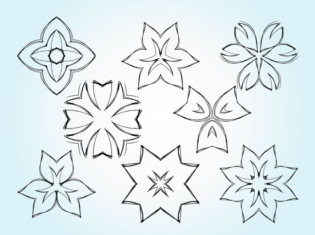 647x483 Free Download Of Flower Sketch Vector Graphics And Illustrations - Flower Sketch Vector