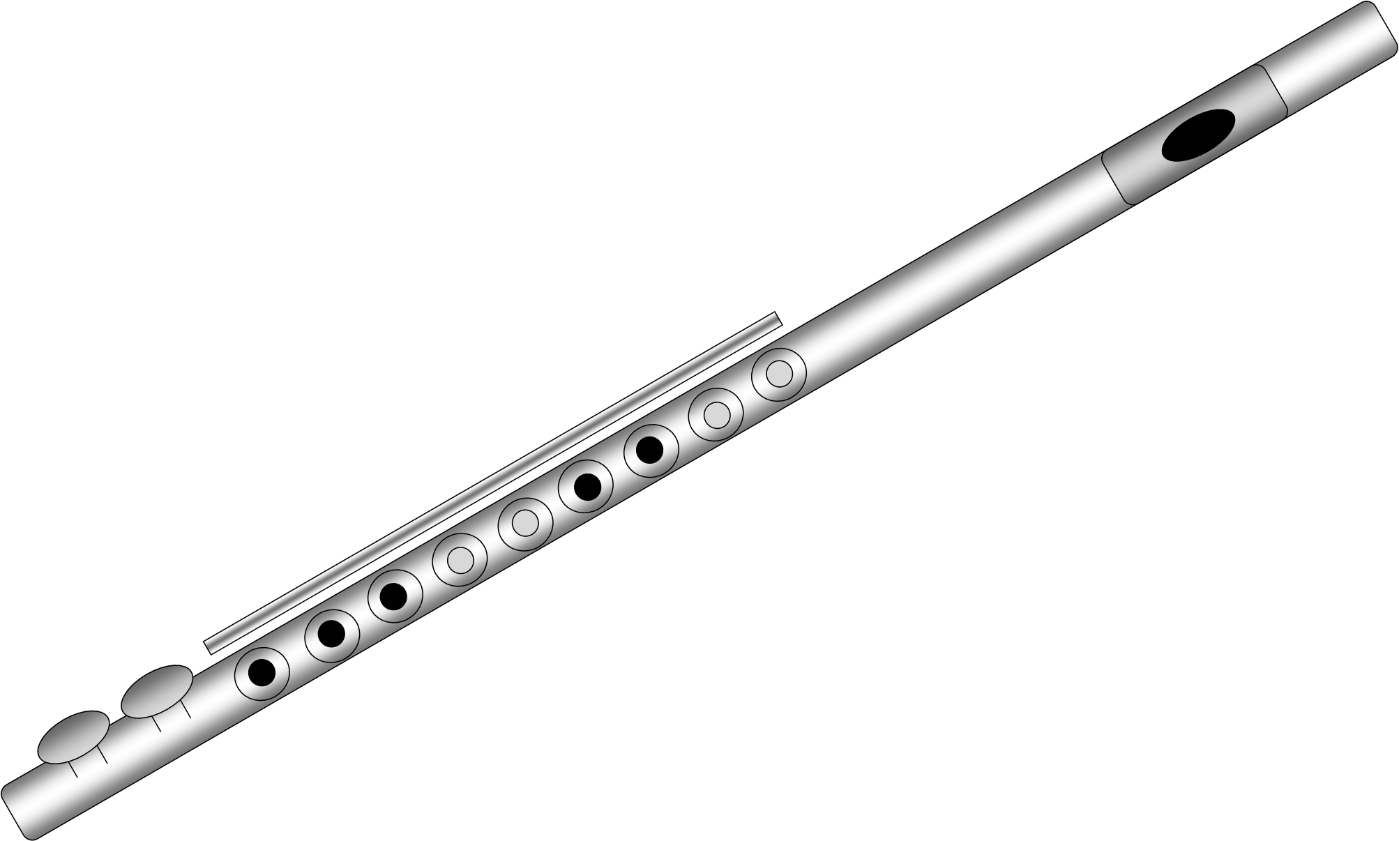 2006x1206 Collection Of Free Flute Drawing Sketch. Download On Ubisafe - Flute Sketch