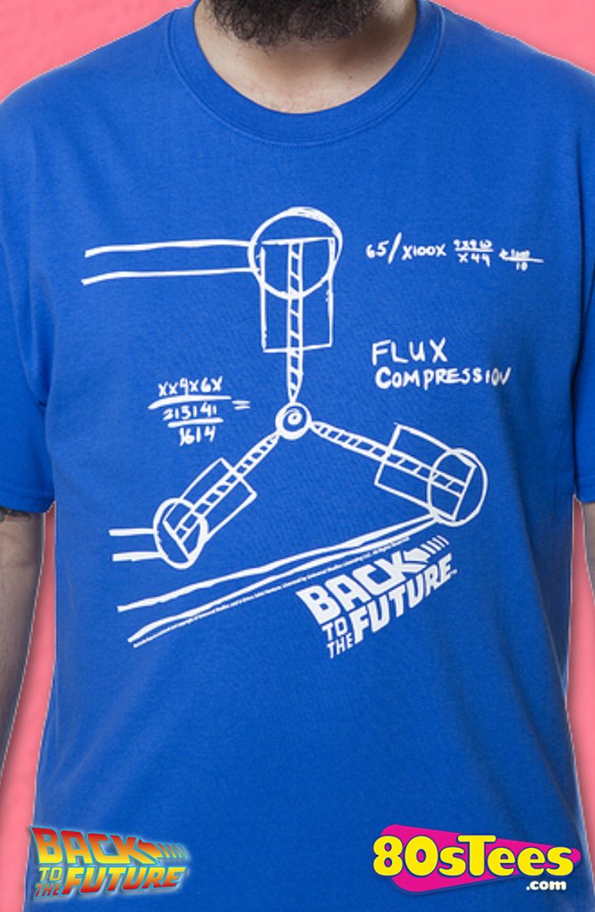 668x1024 Flux Capacitor Sketch T Shirt Back To The Future Mens T Shirt - Flux Capacitor Sketch