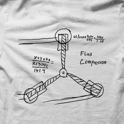 509x509 Flux Capacitor Shirt From Sun Frog Shirts - Flux Capacitor Sketch