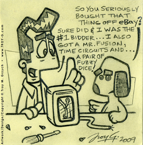 496x500 Flux Capacitor Troy - Flux Capacitor Sketch