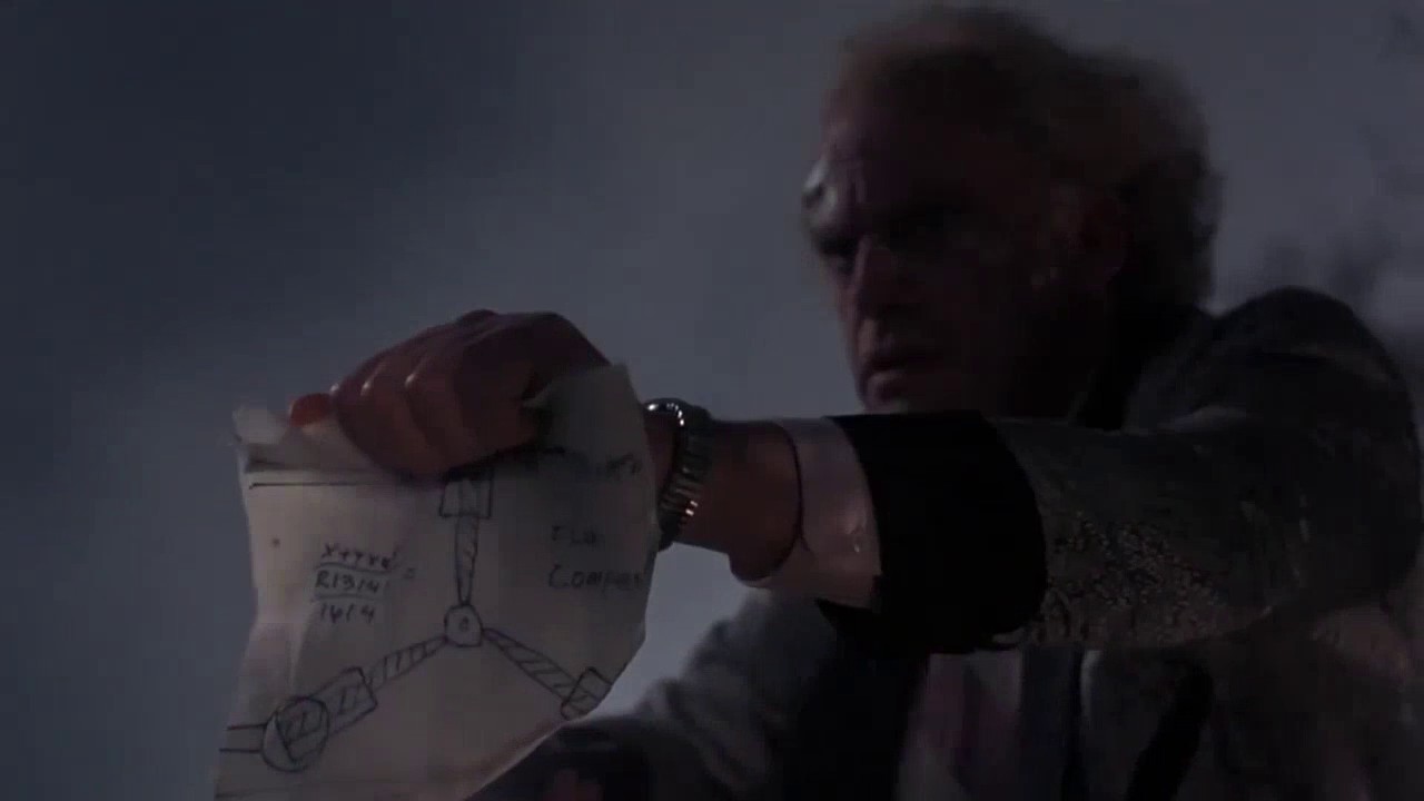 1280x720 Emmett Brown - Flux Capacitor Sketch