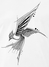 190x256 Bird Fly Hand Drawing Sketch Nature Image Shape By Andriy - Fly Sketch