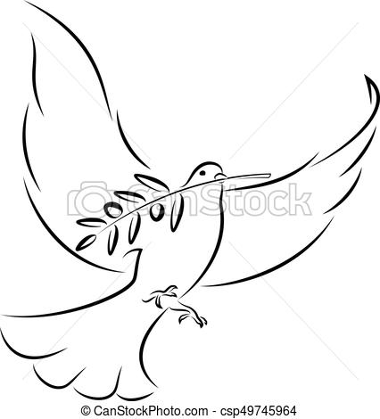 426x470 Free White Dove Icon 242709 Download White Dove Icon - Flying Dove Sketch
