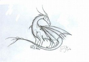 292x206 Flying Dragon Easy To Draw Resim Sonucu Ejderha - Flying Dragon Sketch