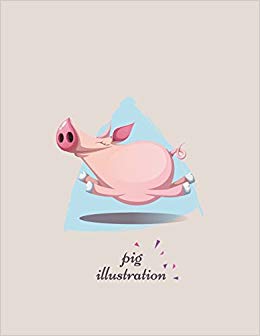260x336 Pig Illustration Flying Pig On Grey Cover And Dot Graph Line - Flying Pig Sketch