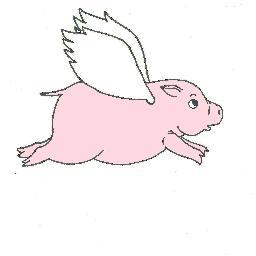 256x256 The Flying Pig (@theflyingpigout) Twitter - Flying Pig Sketch
