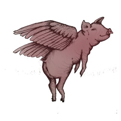 400x400 Flying Pig Army (@ Flyingpigarmy) Twitter - Flying Pig Sketch