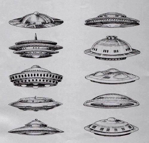 500x480 Two Of These Flying Saucer Types Are Known To Carry Hostile Aliens - Flying Saucer Sketch