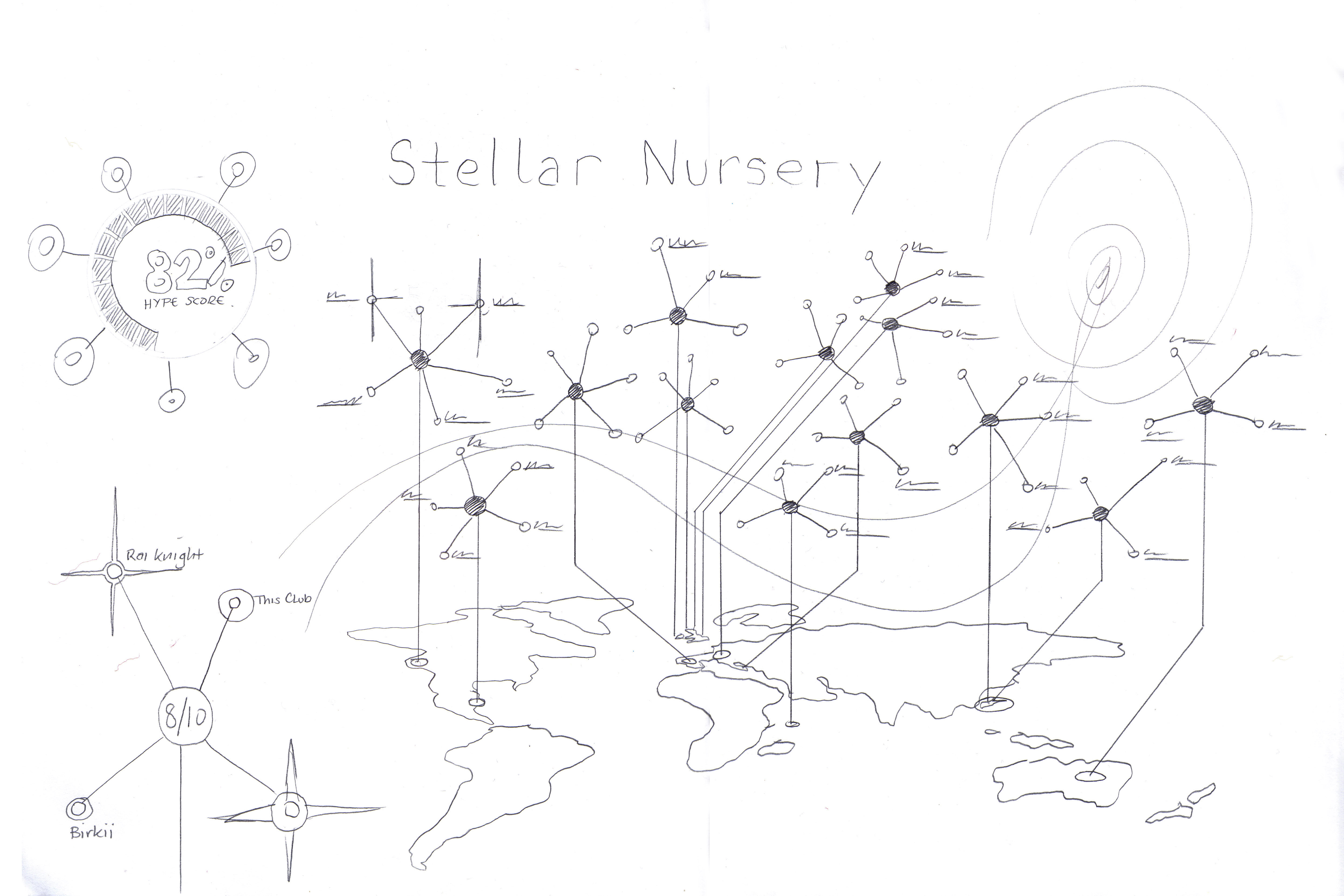 4983x3324 Last.fm Festivals Stars Of Infographic Sketches - Fm Sketch