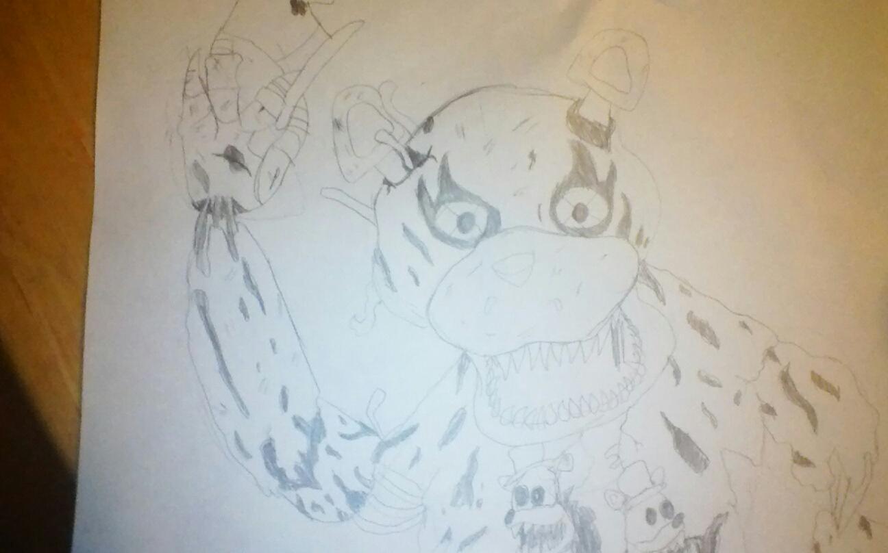 1296x808 Fnaf Drawings! - Fnaf Sketches