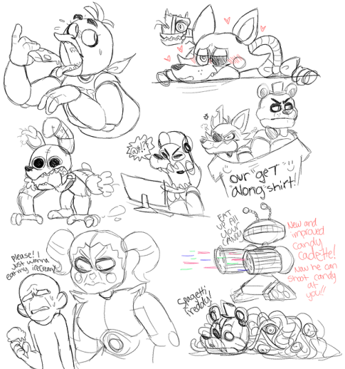 500x534 Fnaf Sketches Tumblr - Fnaf Sketches