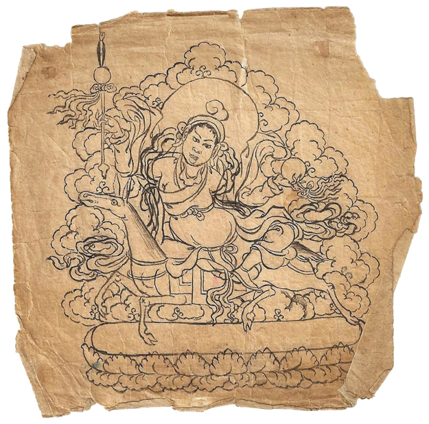 625x618 Mongolian Folk Drawings (Gallery 2) The Douglas Hyde Gallery - Folk Sketch