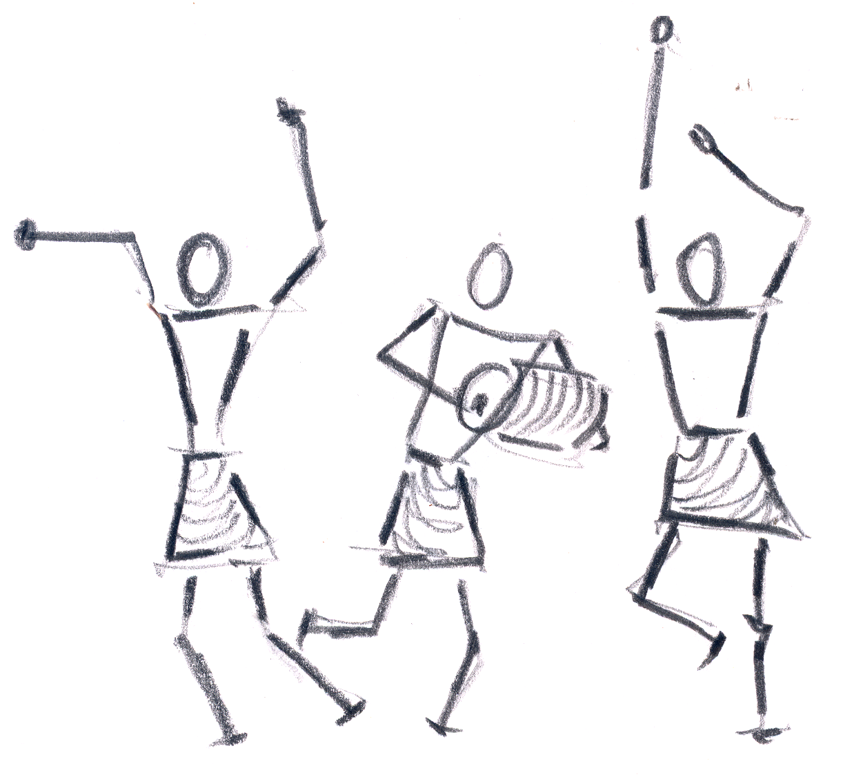 1222x1130 My Folk Sketches - Folk Sketch