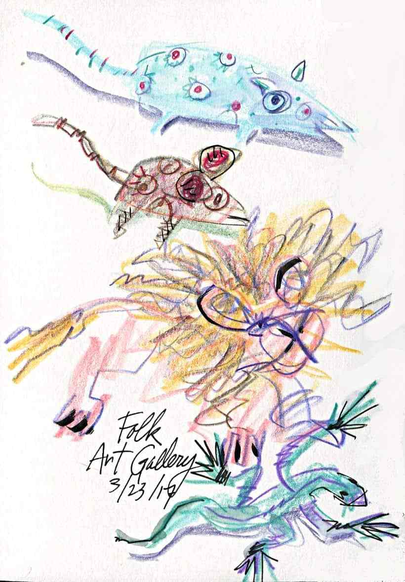 820x1180 Sketching Folk Art Rhoda Draws! - Folk Sketch