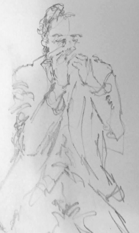 589x988 Folk Club Sketch One Day One Life - Folk Sketch