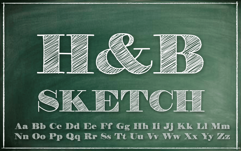 795x500 Hampb Sketch Font - Fonts For Sketch