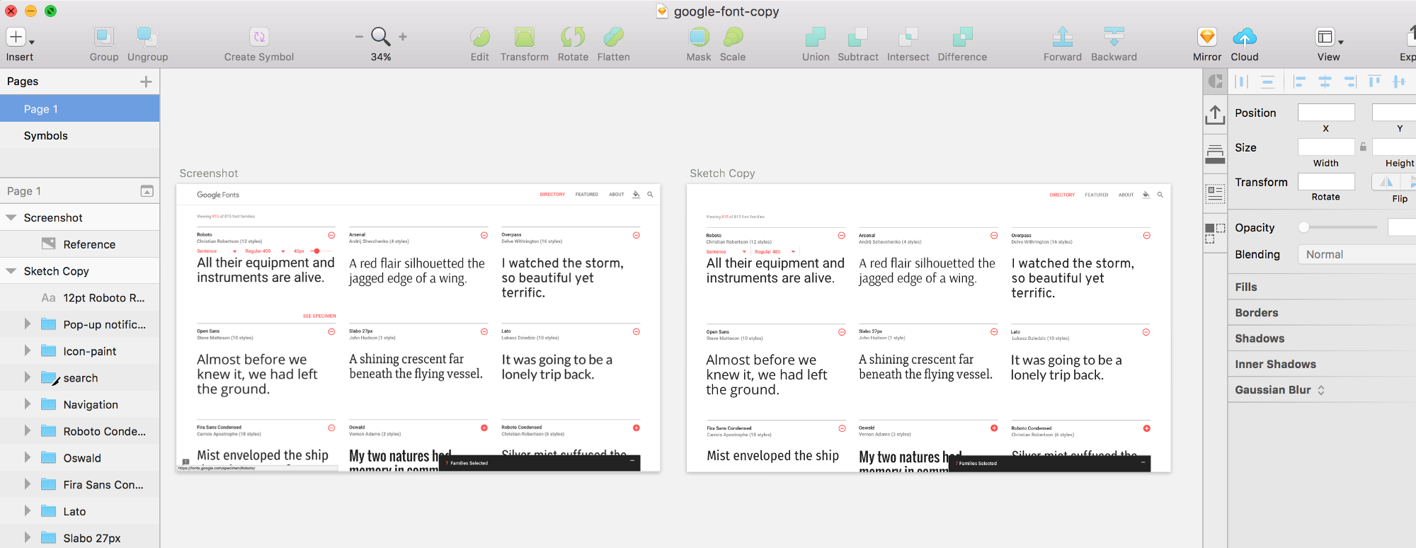 2000x774 How To Replicate The Google Fonts Landing - Fonts For Sketch